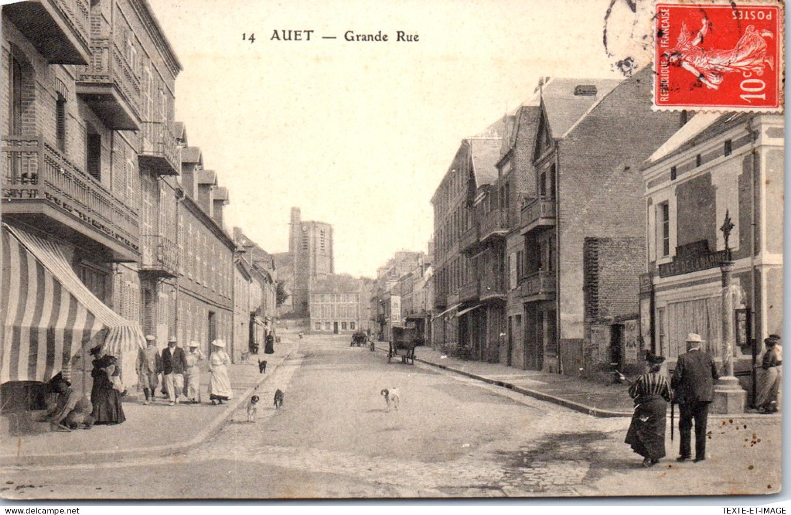 80 AULT (fautee AUET) - La Grande Rue  - Ault