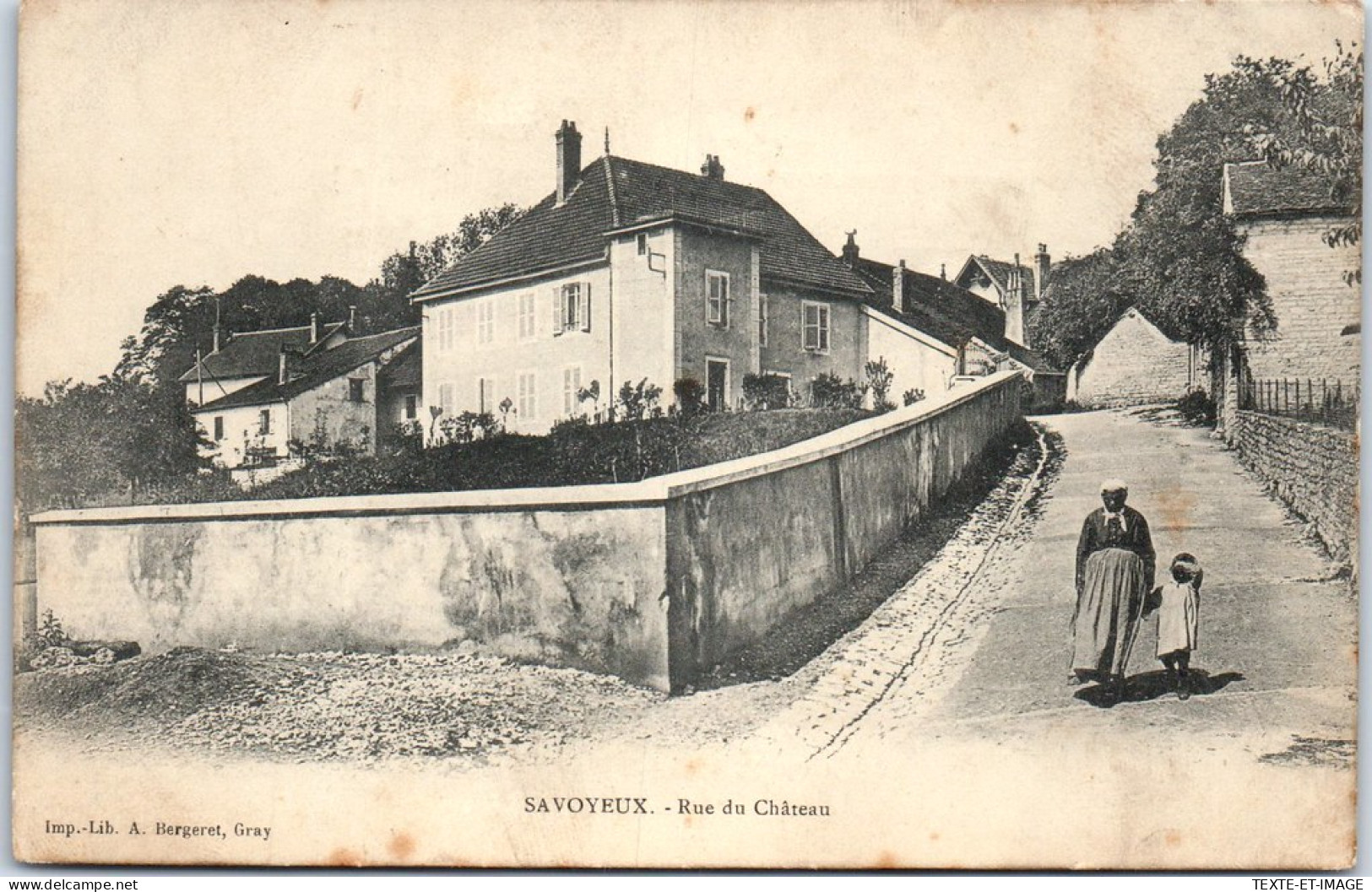 70 SAVOYEUX - La Rue Du CHATEAU. - Sonstige & Ohne Zuordnung