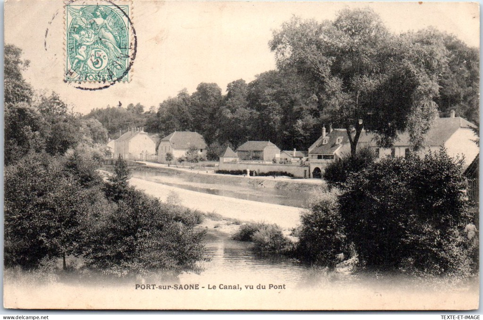70 PORT SUR SAONE - Le Canal, Vu Du Pont - Port-sur-Saône