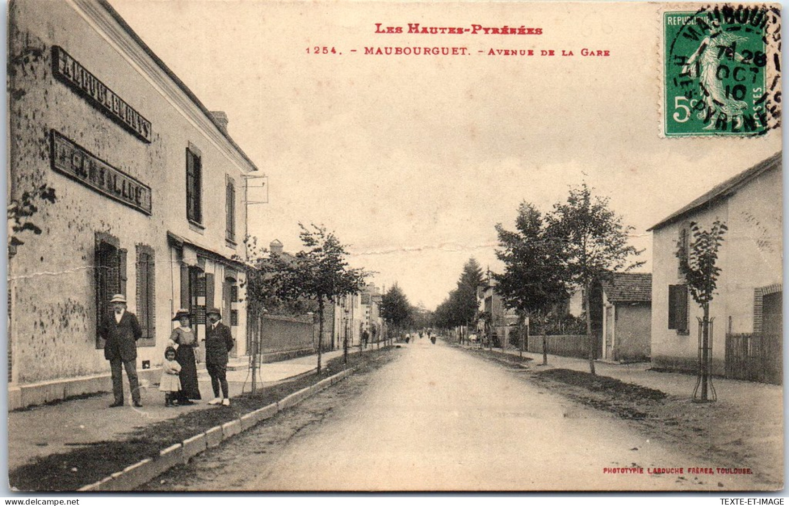65 MAUBOURGUET - L'avenue De La Gare. - Maubourguet