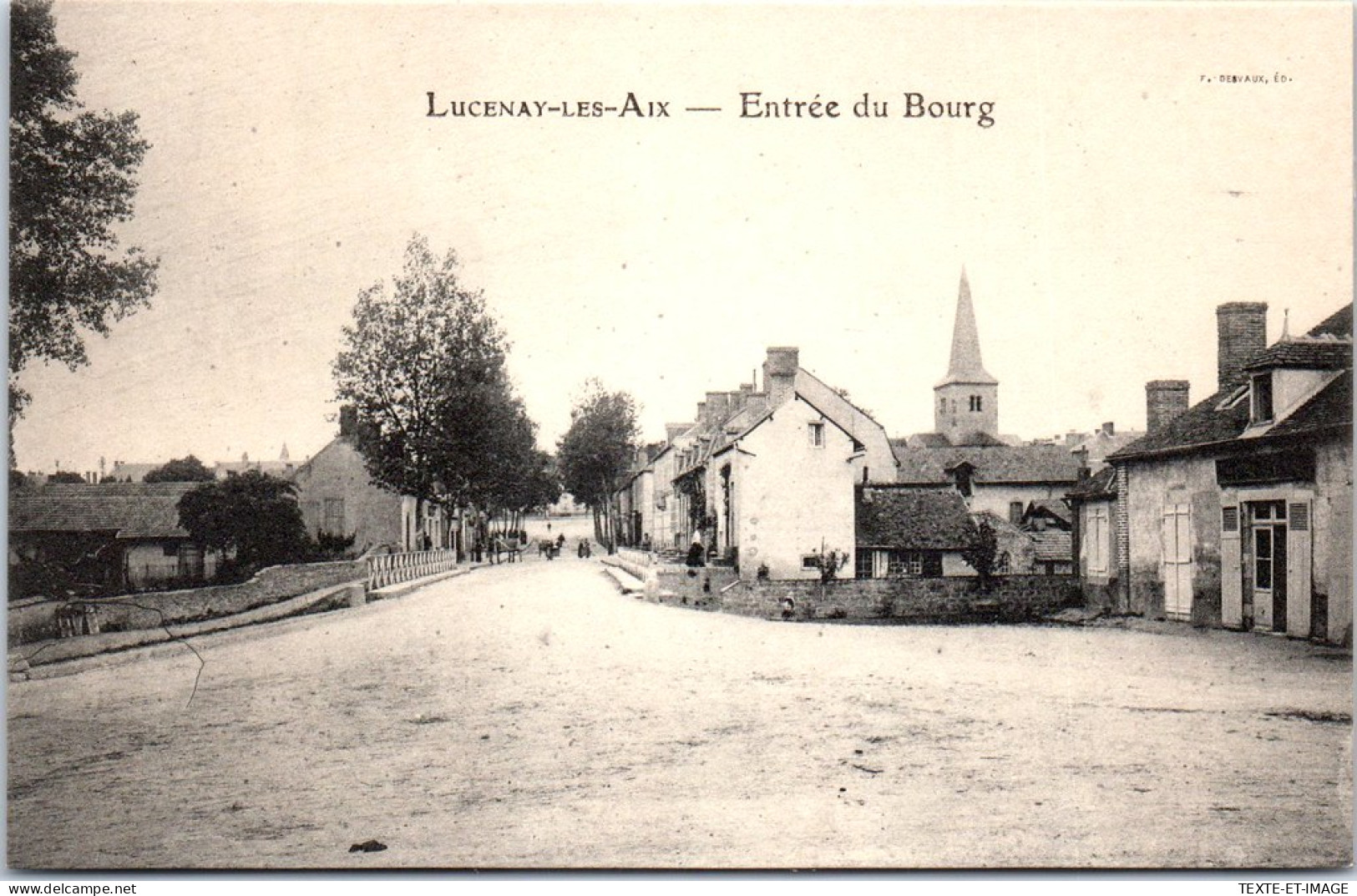 58 LUCENAY LES AIX - L'entree Du Bourg. - Other & Unclassified