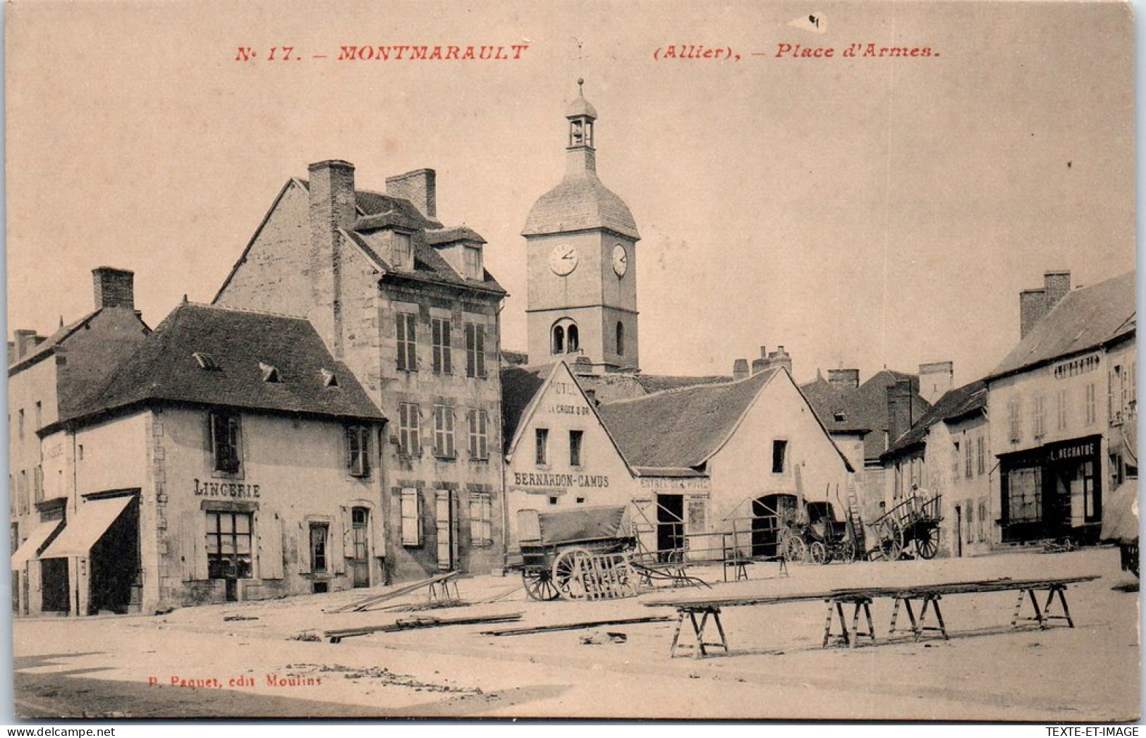 03 MONTMARAULT - La Place D'armes, Vue D'ensemble  - Other & Unclassified