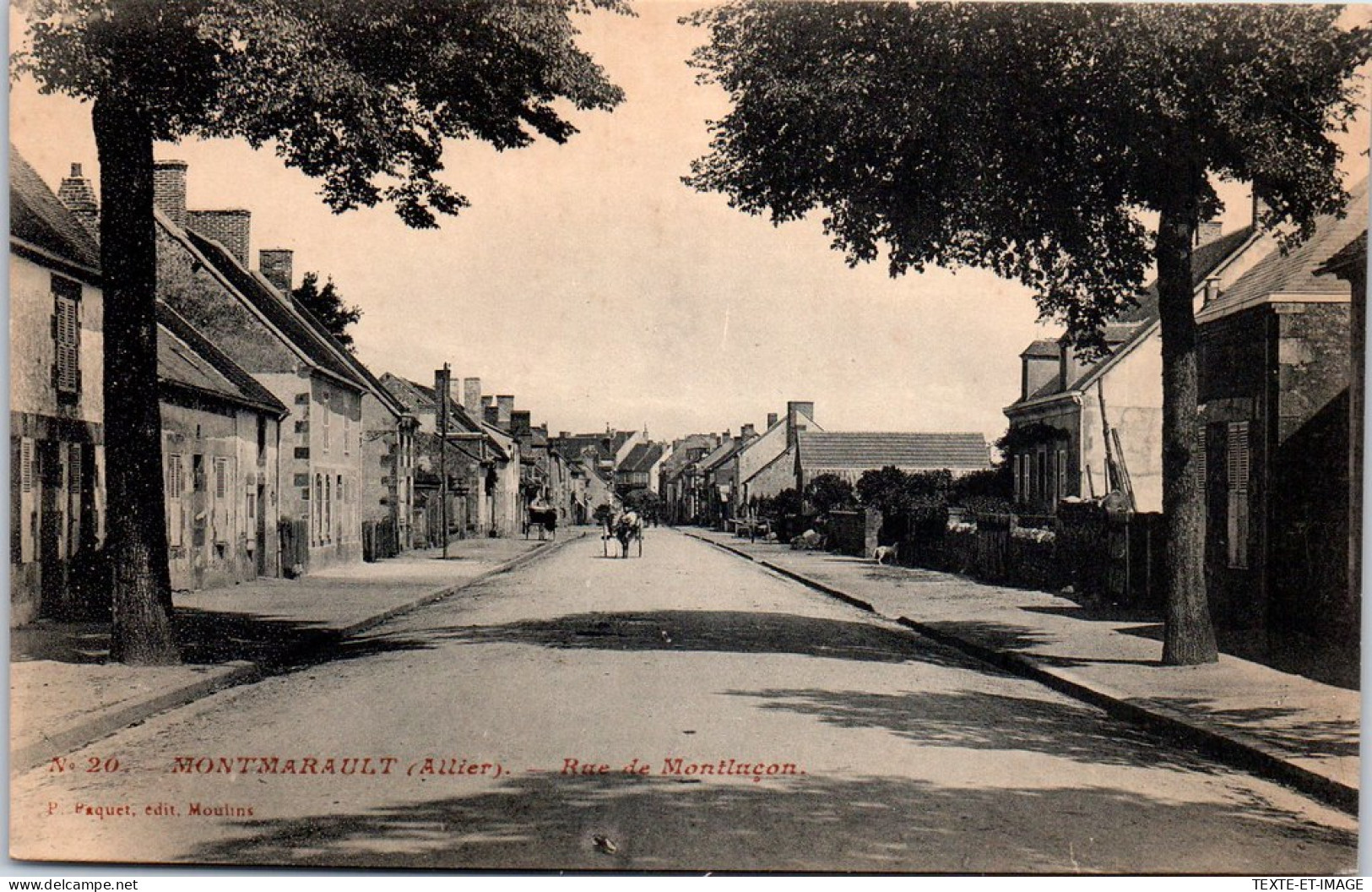 03 MONTMARAULT - La Rue De Montlucon  - Other & Unclassified