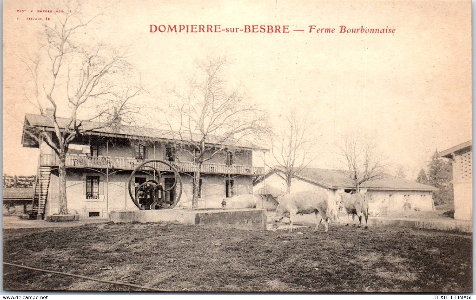 03 DOMPIERRE SUR BESBRE - Type De Ferme Bourbonnaise. - Other & Unclassified