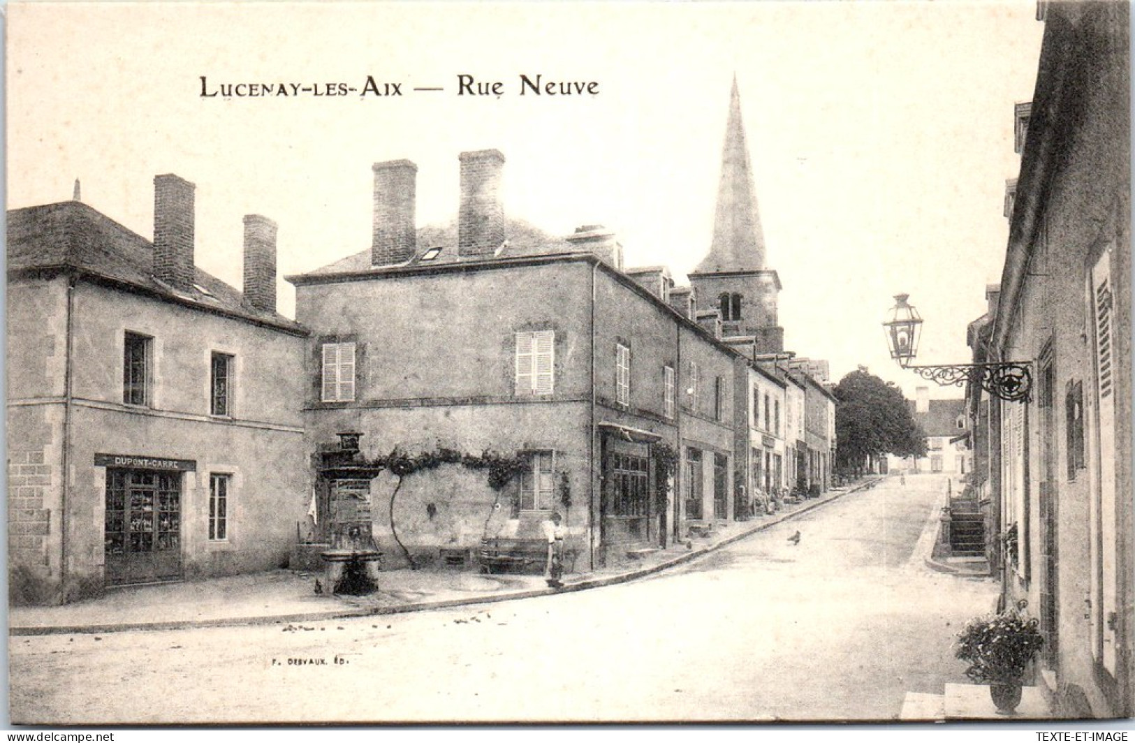 58 LUCENAY LES AIX - La Rue Neuve  - Other & Unclassified