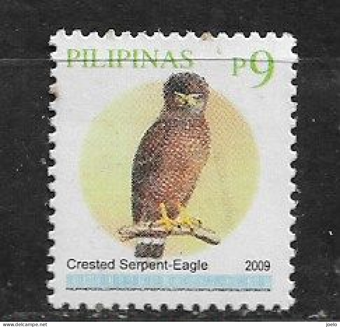 PHILIPPINES 2009 CRESTED SERPENT EAGLE MNH - Philippinen