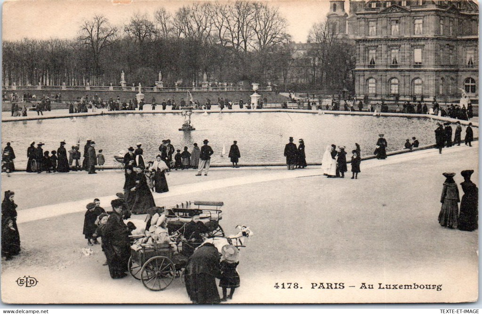 75 PARIS - Attelage De Chevre Au Jardin Du Luxembourg  - Other & Unclassified