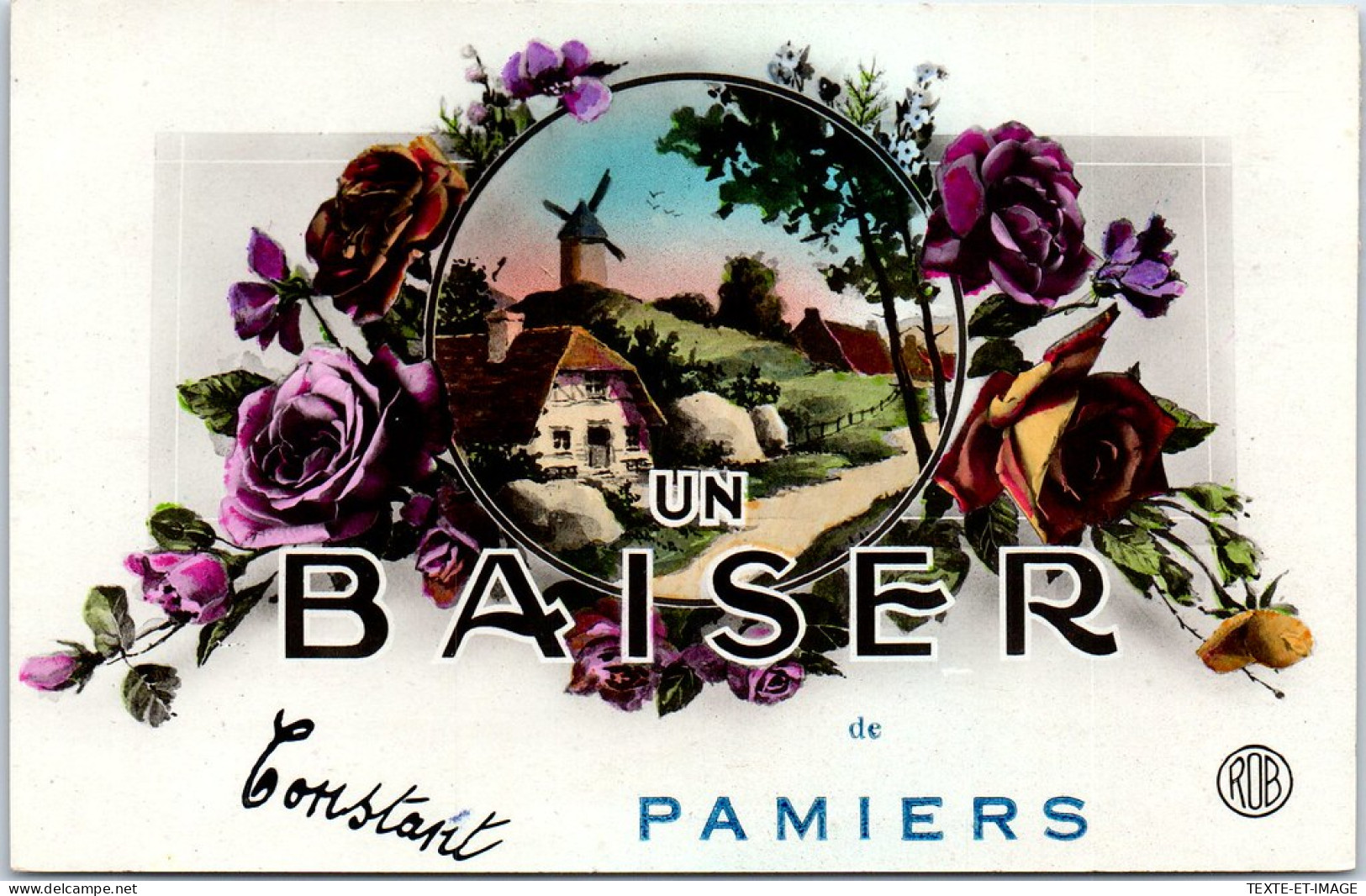 09 PAMIERS - Un Souvenir, Un Baiser  - Pamiers
