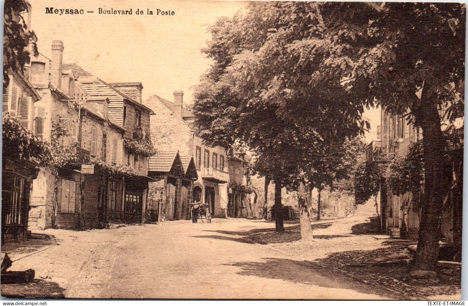 19 MEYSSAC - Le Boulevard De La Poste  - Sonstige & Ohne Zuordnung