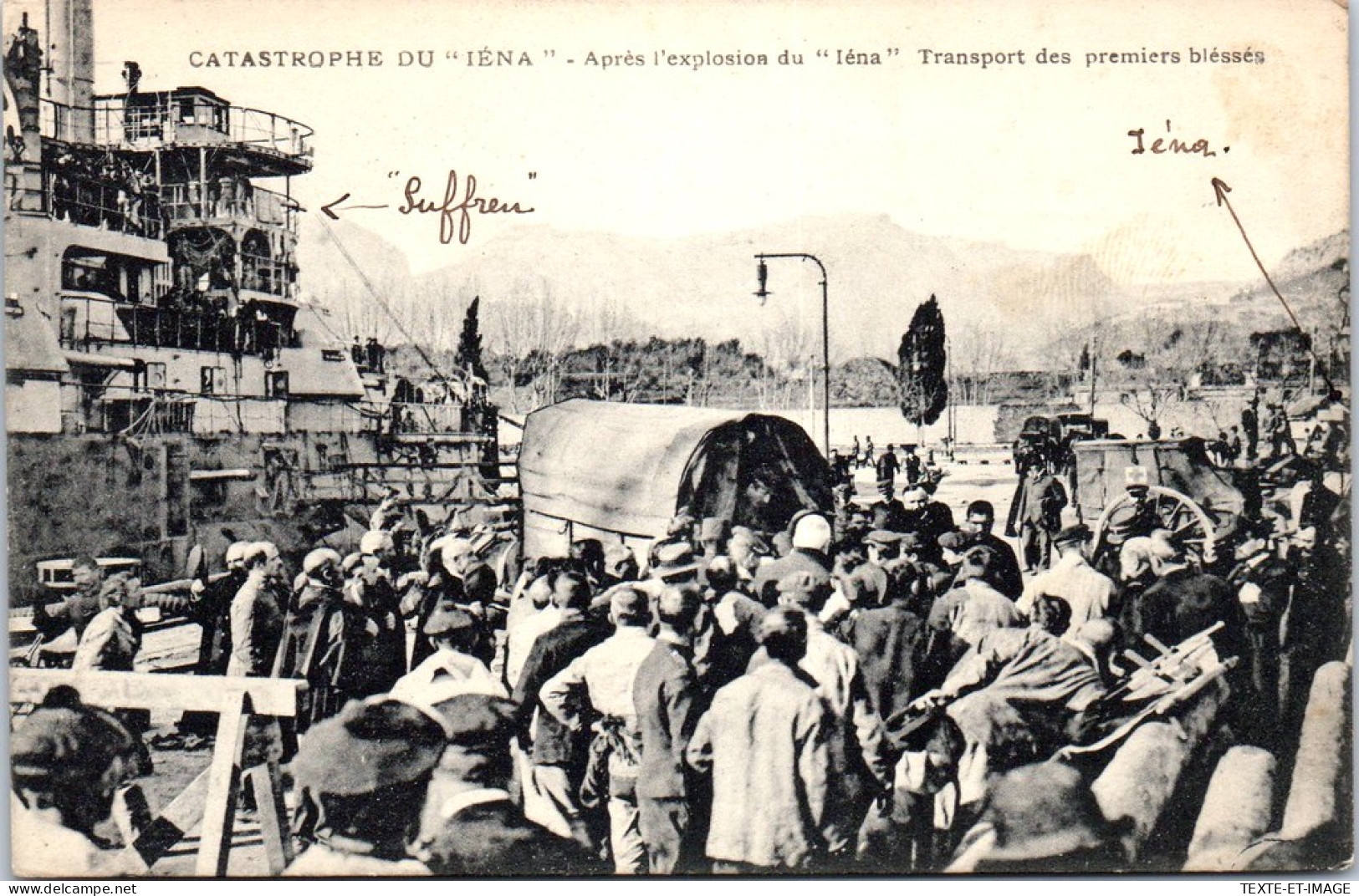 83 TOULON - Castatrophe IENA - Transport Des Blesses  - Toulon