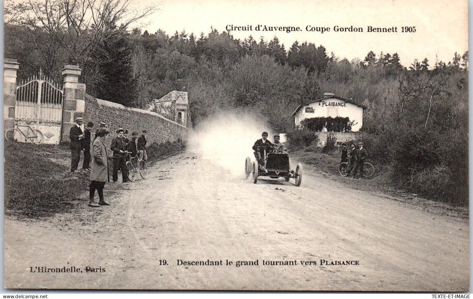 63 Circuit D'auvergne 1905 - Tournant Vers Plaisance  - Andere & Zonder Classificatie