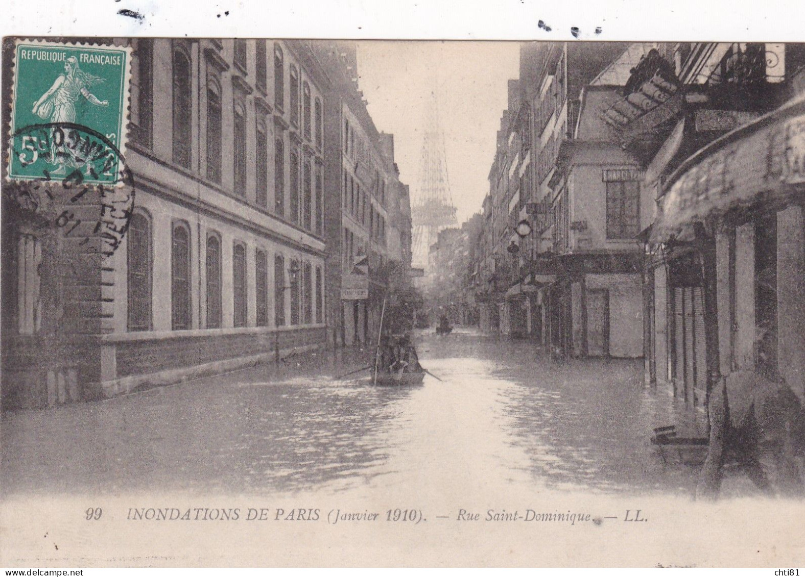 PARIS.......INONDATIONS 1910 - Überschwemmung 1910