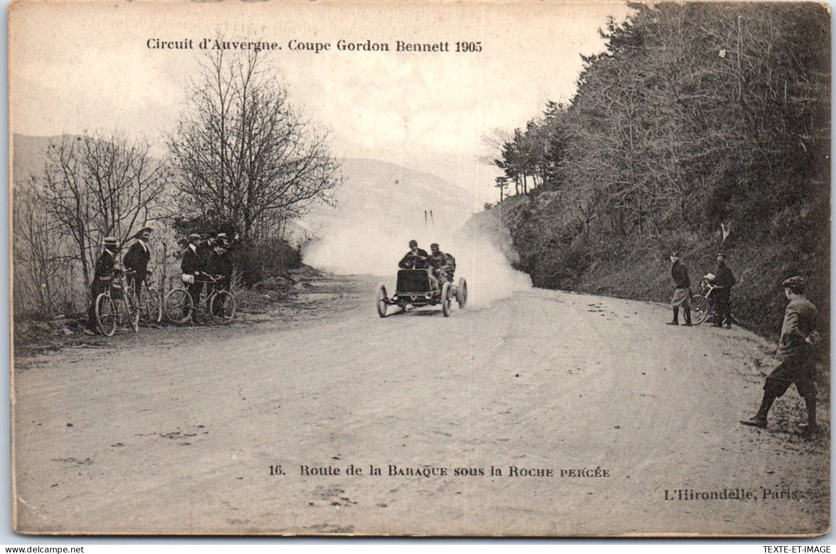 63 Circuit D'auvergne 1905 - Route Sous Roche Percee  - Otros & Sin Clasificación