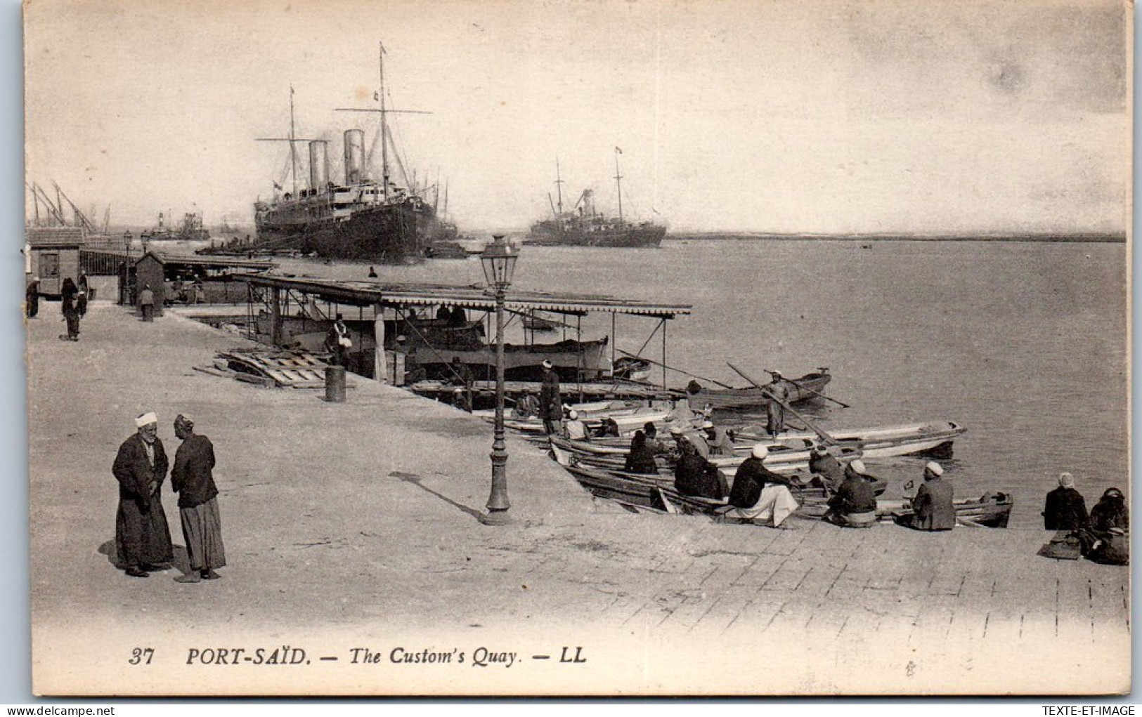 EGYPTE - PORT SAID - The Custom's Quay  - Other & Unclassified