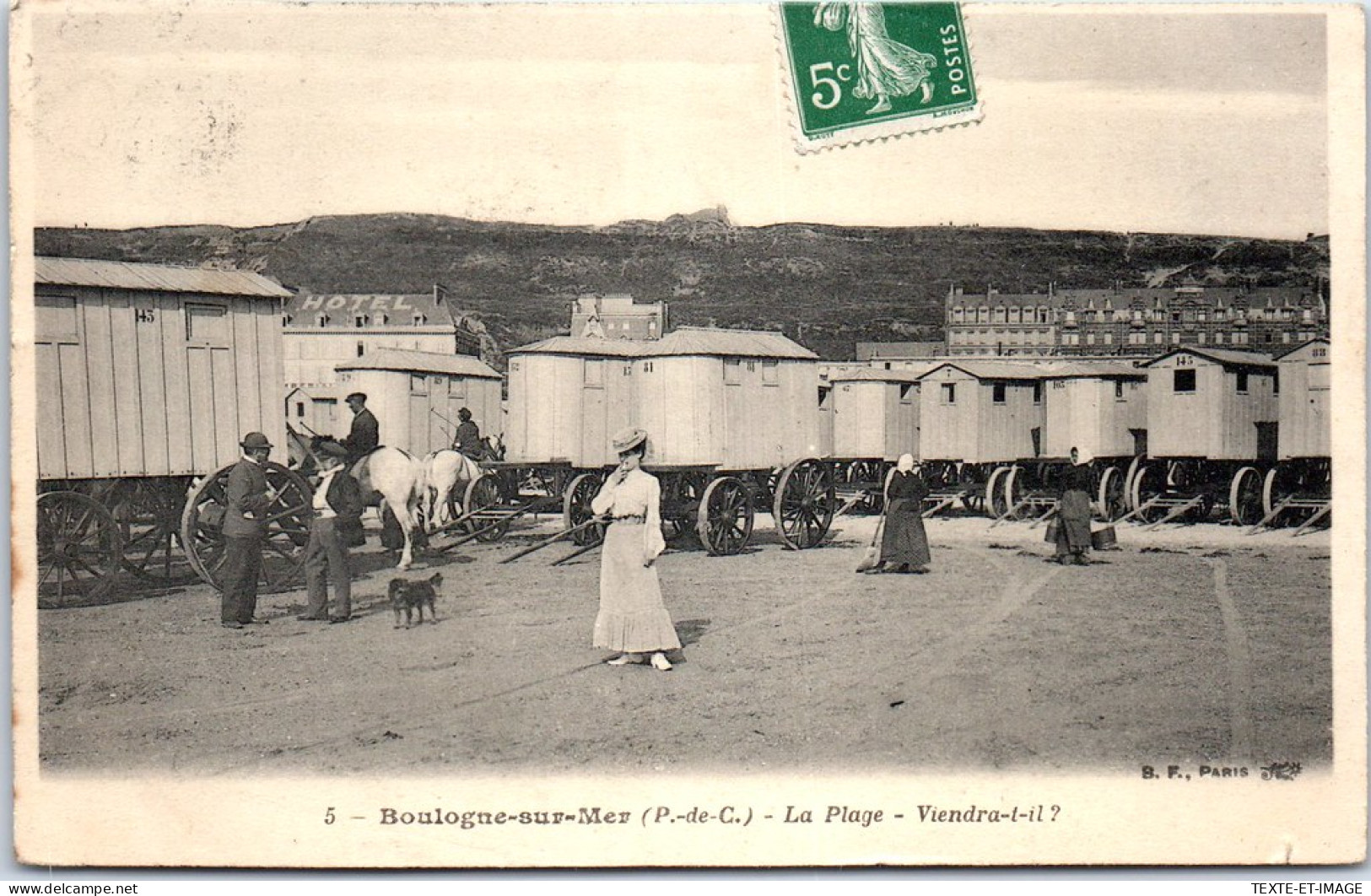 62 BOULOGNE SUR MER - La Plage, Les Cabines Roulottes  - Boulogne Sur Mer