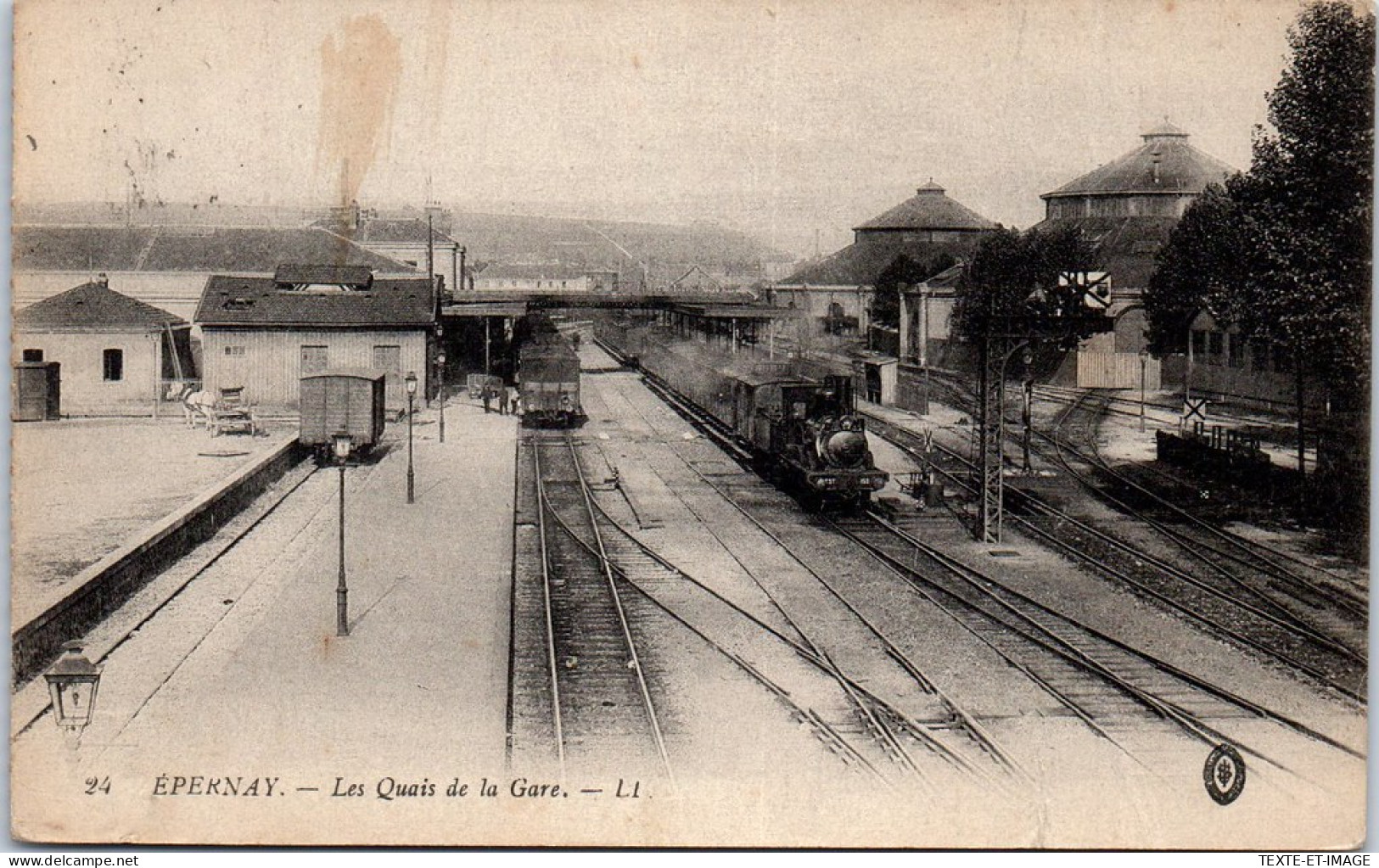 51 EPERNAY - Les Quais De La Gare. - Epernay