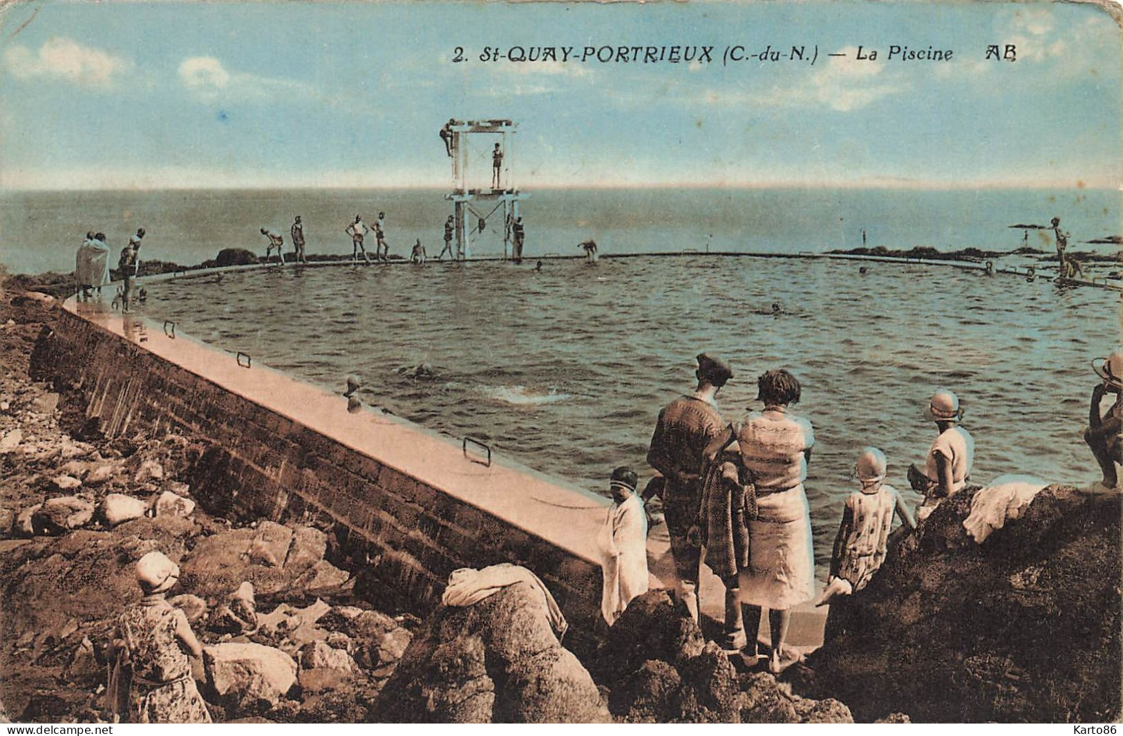 St Quay Portrieux * La Piscine * Baigneurs - Saint-Quay-Portrieux