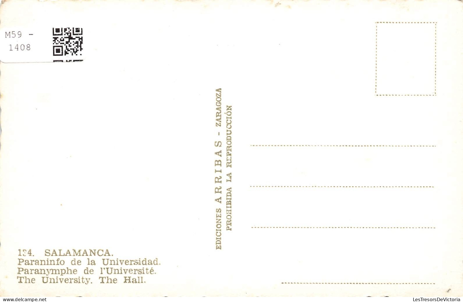 ESPAGNE - Salamanca - Paraninfo De La Universidad - Carte Postale - Salamanca