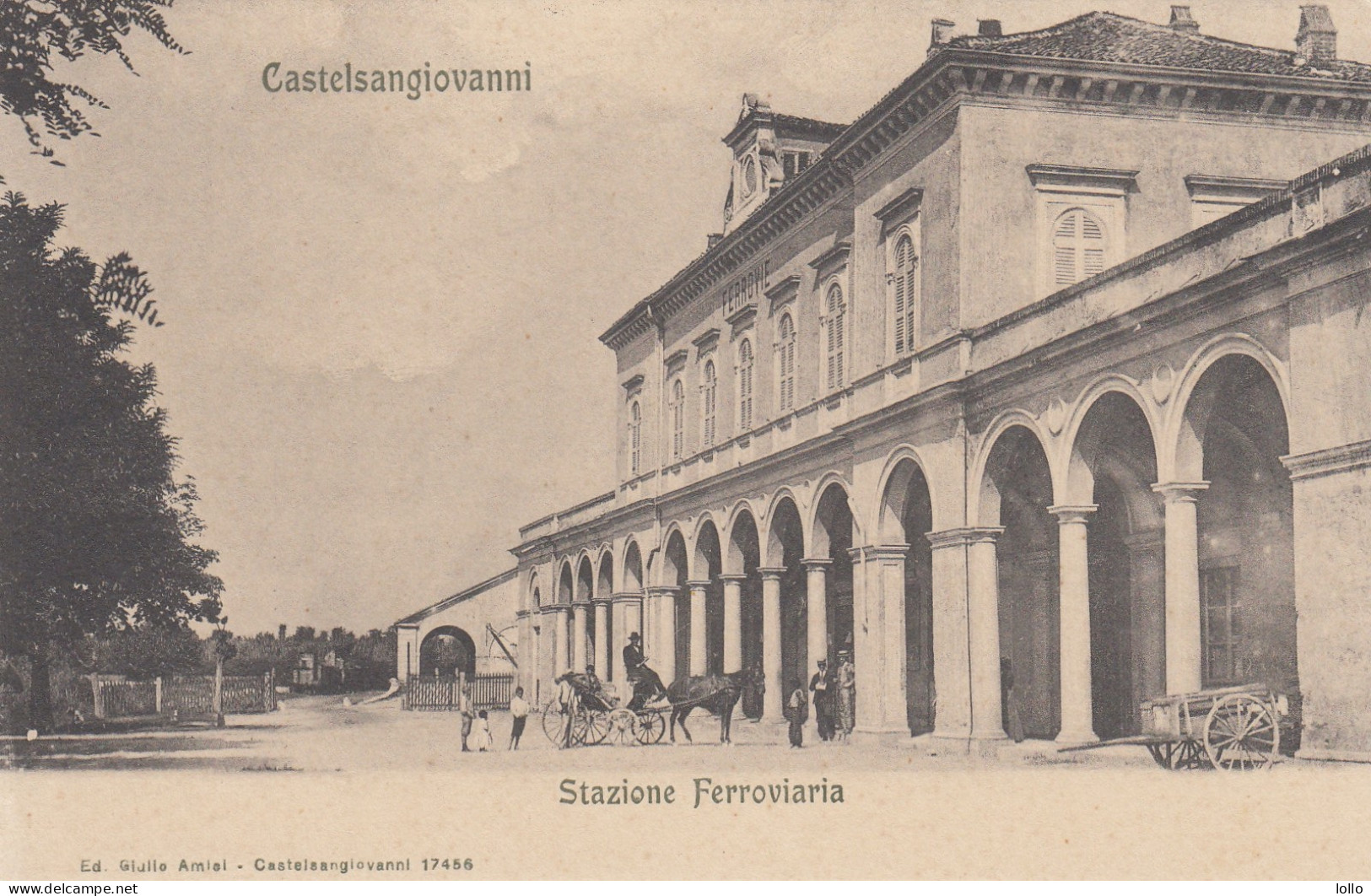 Emilia Romagna  -  Piacenza  -  CastelSangiovanni  -  Stazione Ferroviaria  - F. Piccolo  -  Nuova -  Bella Animata - Otros & Sin Clasificación