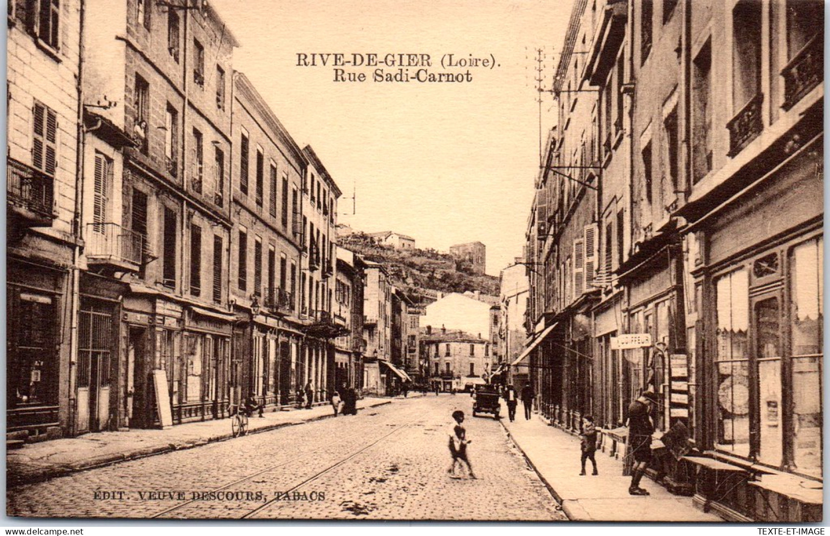 42 RIVE DE GIER - Perspective De La Rue Sadi Carnot  - Rive De Gier