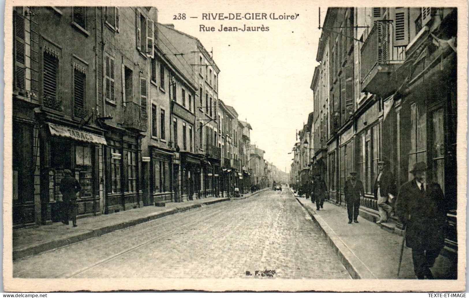 42 RIVE DE GIER - Perspective Rue Jaures  - Rive De Gier
