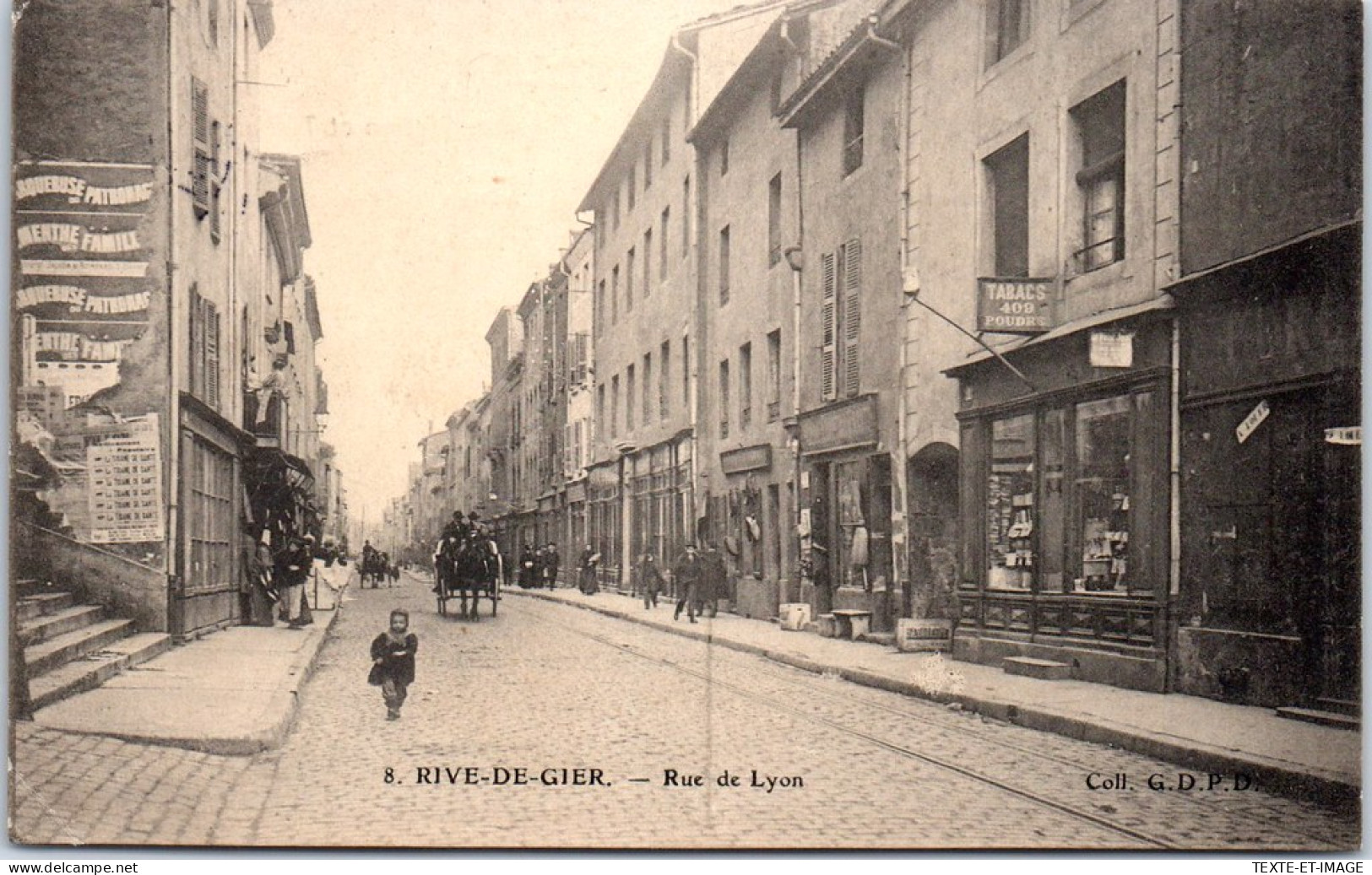 42 RIVE DE GIER - La Rue De Lyon  - Rive De Gier