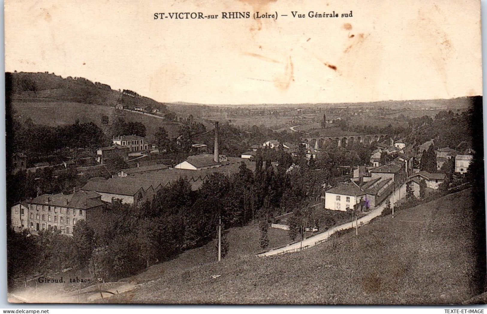 42 SAINT VICTOR SUR RHINS - Vue Generale Sud  - Other & Unclassified