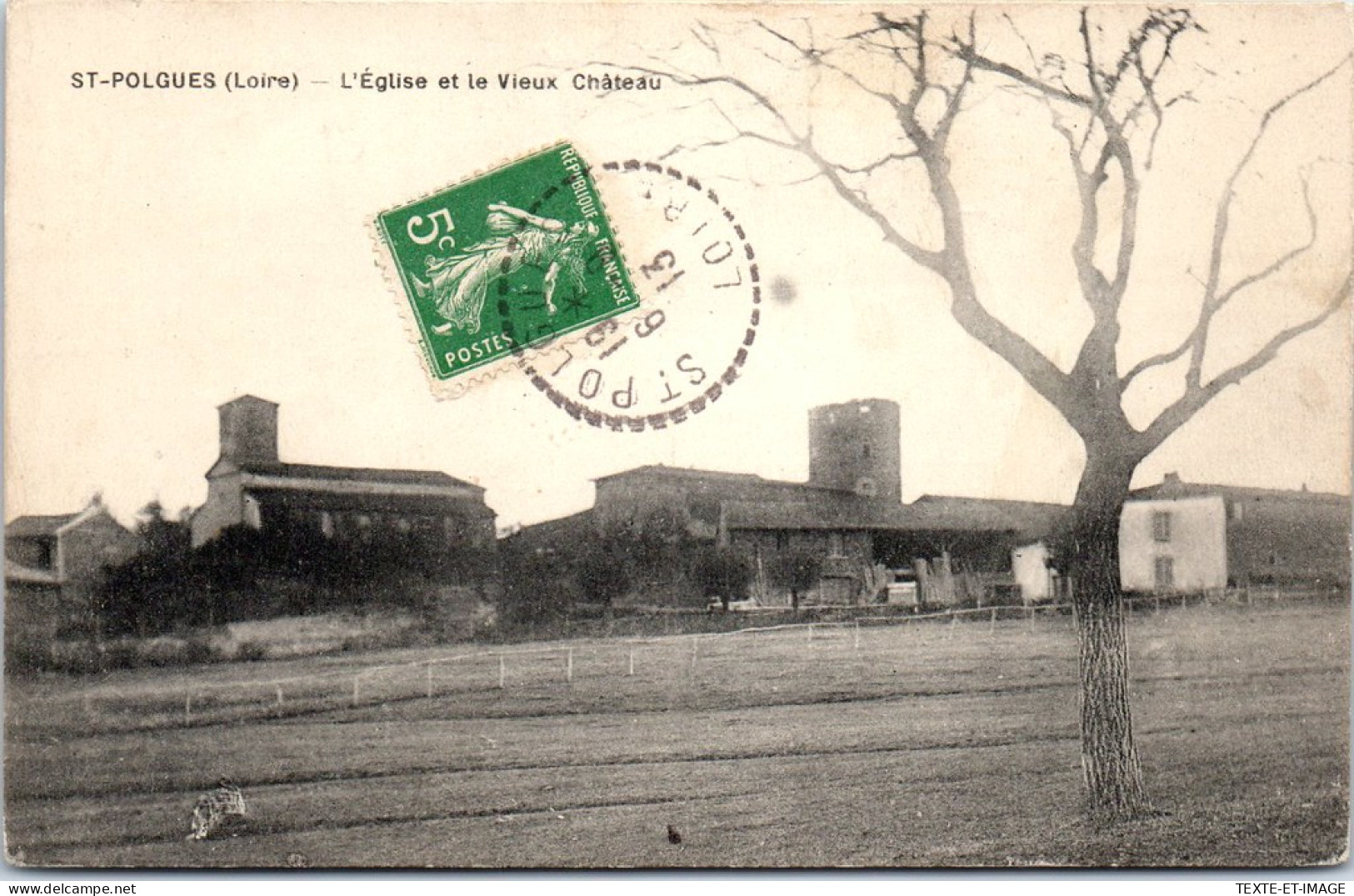 42 SAINT POLGUES - L'eglise Et Le Vieux CHATEAU - Other & Unclassified