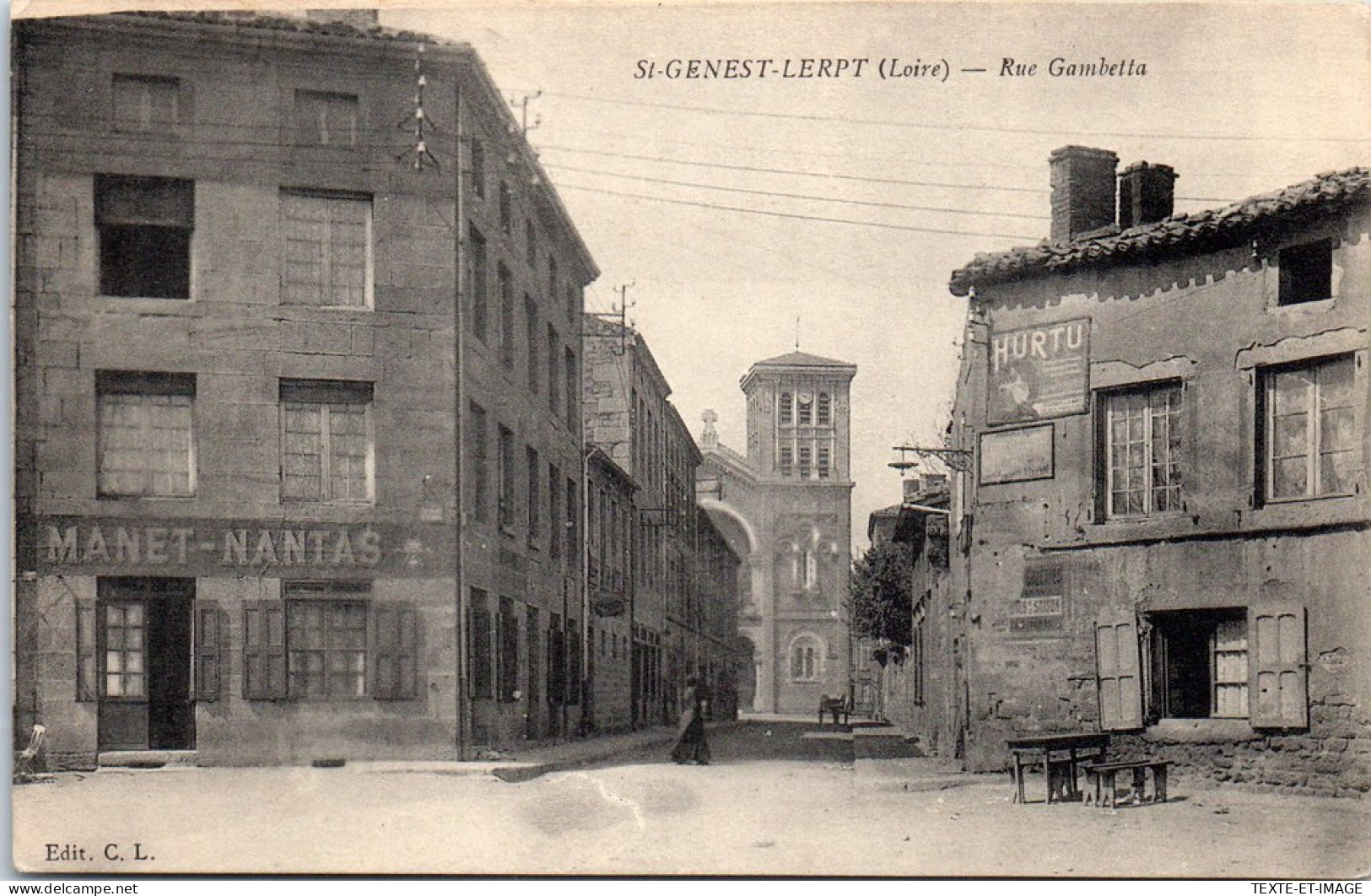 42 SAINT GENEST LERPT - La Rue Gambetta  - Andere & Zonder Classificatie