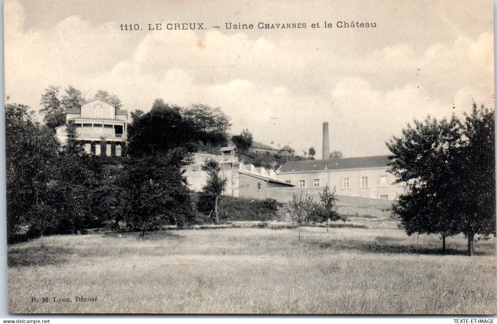 42 LE CREUX - Usine Chavannes Et Le CHATEAU. - Andere & Zonder Classificatie