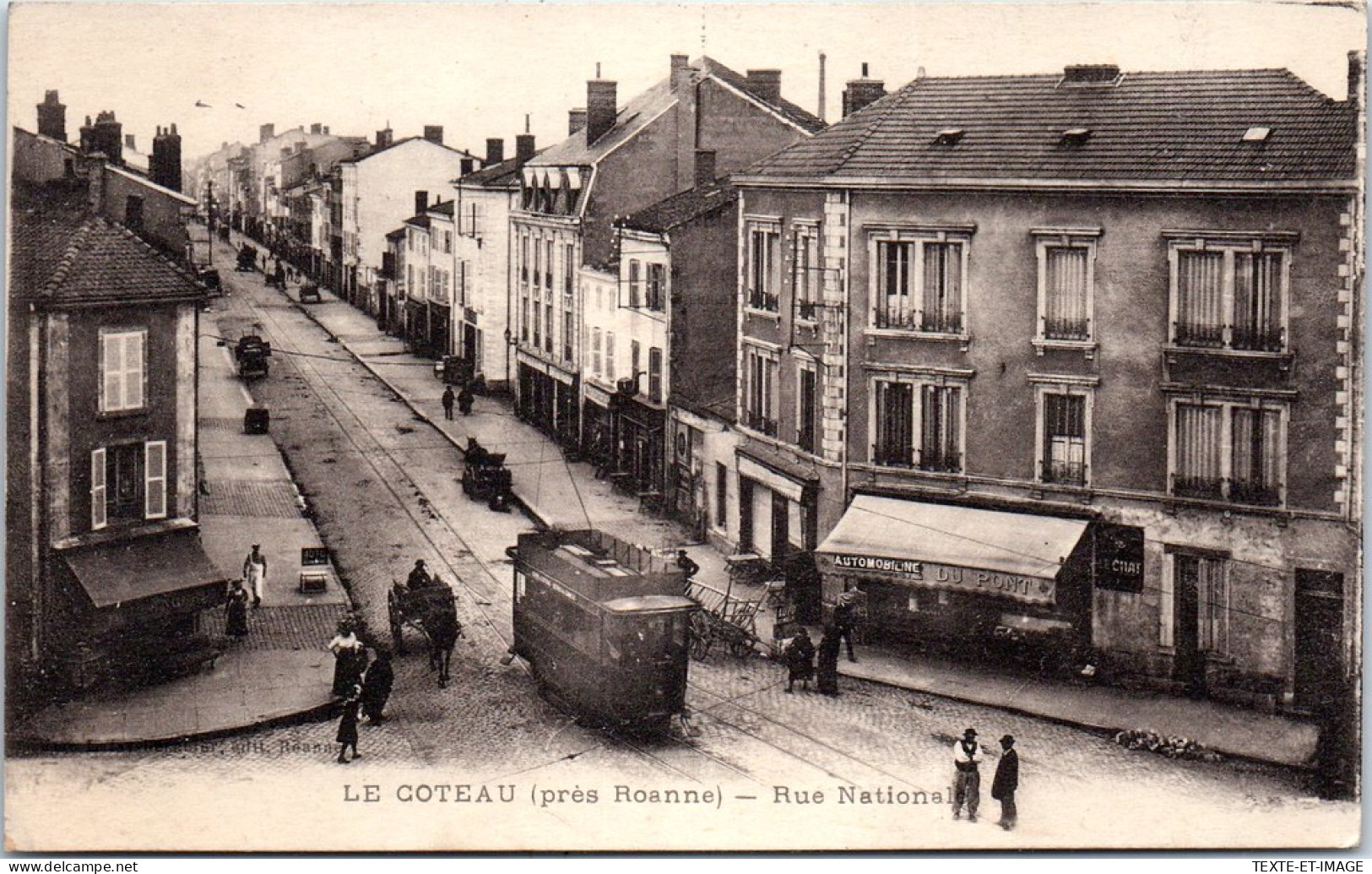 42 LE COTEAU - Tramway Rue Nationale. - Andere & Zonder Classificatie