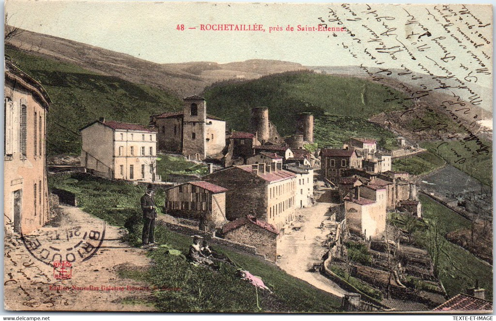 42 ROCHETAILLEE - Vue Generale De La Localite (carte Couleurs) - Rochetaillee
