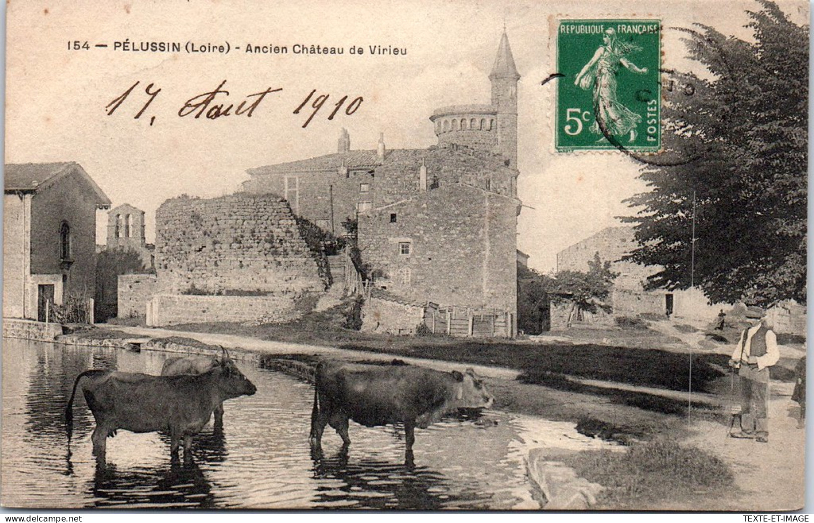 42 PELUSSIN - L'ancien CHATEAU. - Pelussin