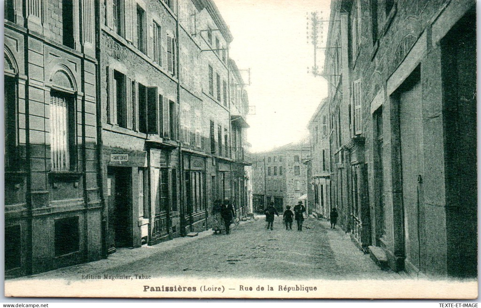 42 PANISSIERES - Vue Partielle Rue De La Republique  - Sonstige & Ohne Zuordnung