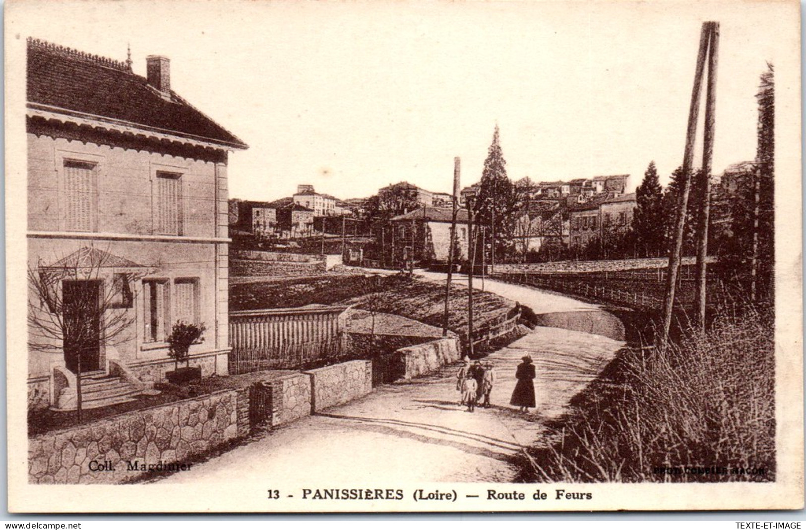 42 PANISSIERES - La Route De Feurs. - Sonstige & Ohne Zuordnung