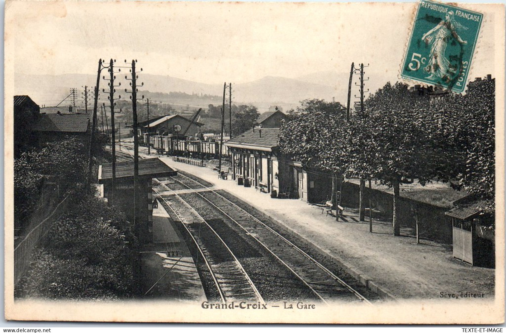 42 GRAND CROIX - Vue De L'interieur De La Gare, Les Quais  - Sonstige & Ohne Zuordnung