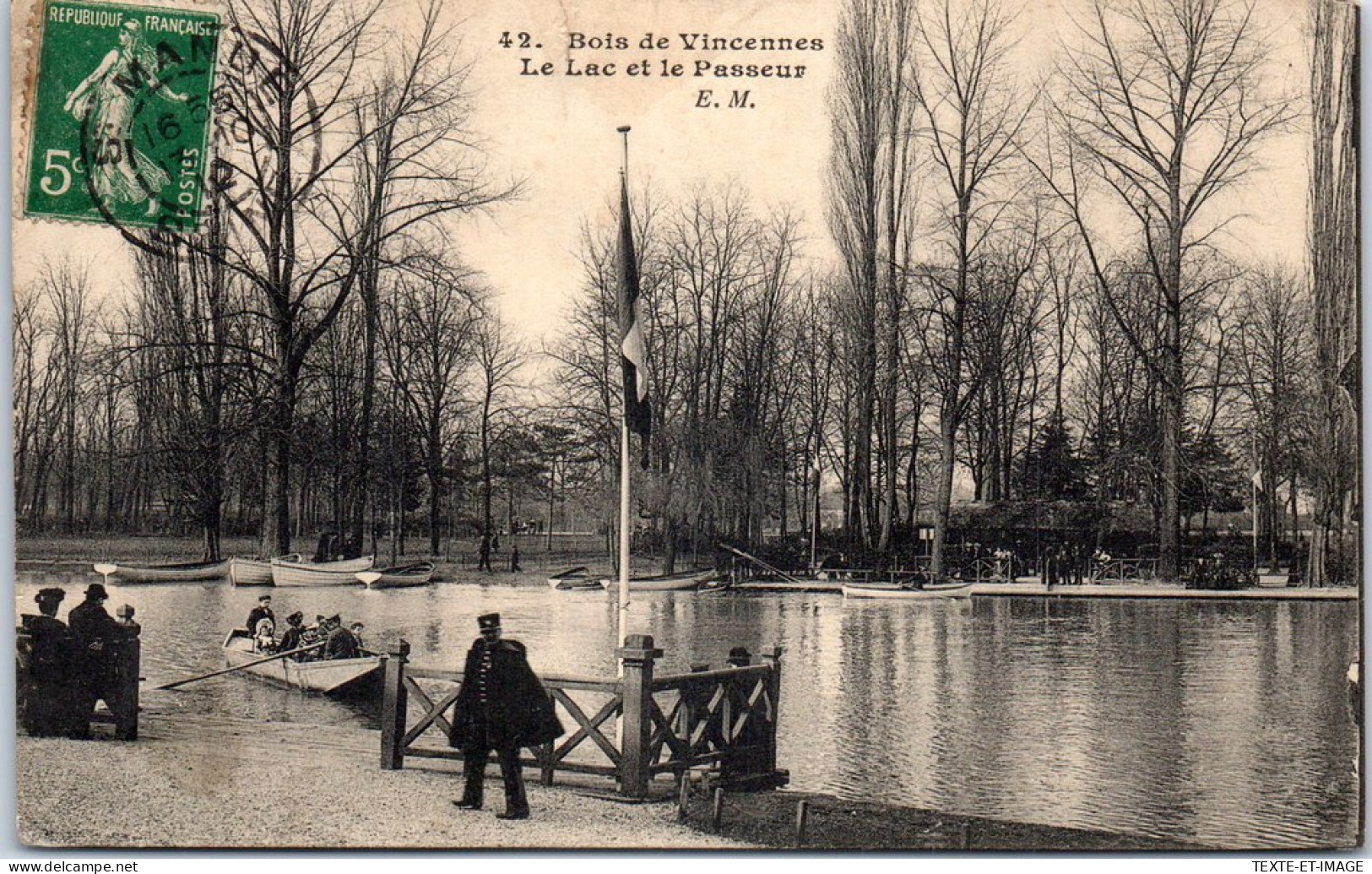 94 VINCENNES - Le Bois Le Lac Et Le Passeur  - Vincennes