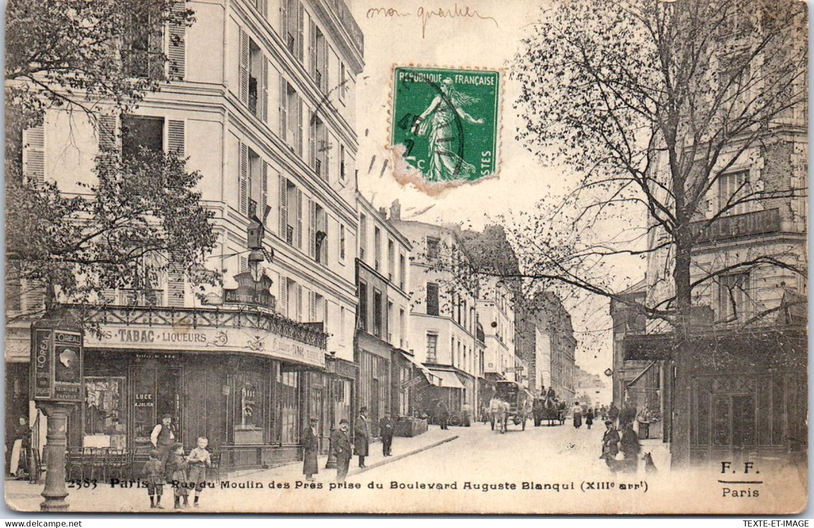 75013 PARIS - Rue Du Moulin Depuis Le Bld Blanqui  - Distrito: 13