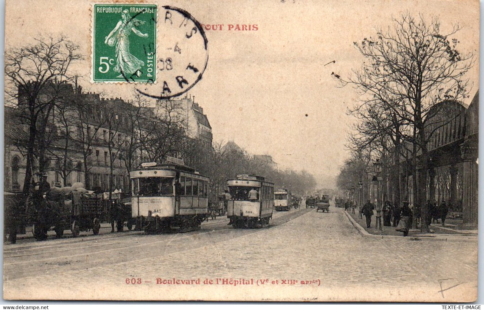 75013 PARIS - Perpsective Bld De L'hopital  - District 13