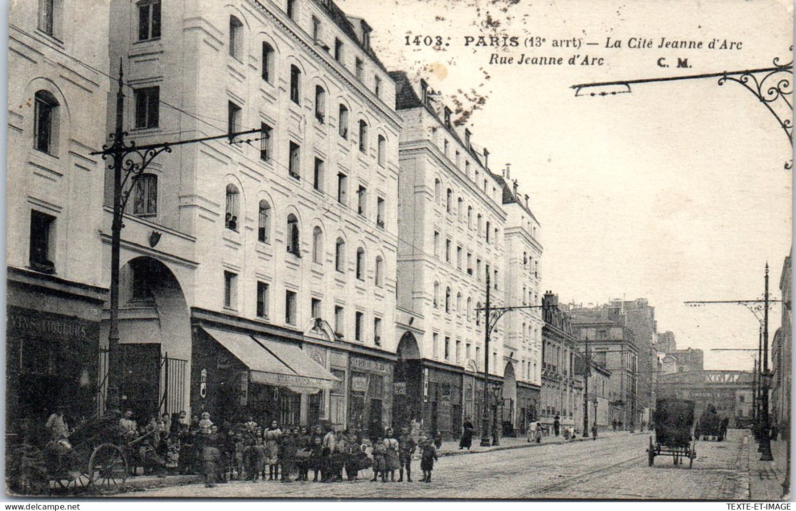 75013 PARIS - Cite Et Rue Jeanne D'arc  - Distrito: 13