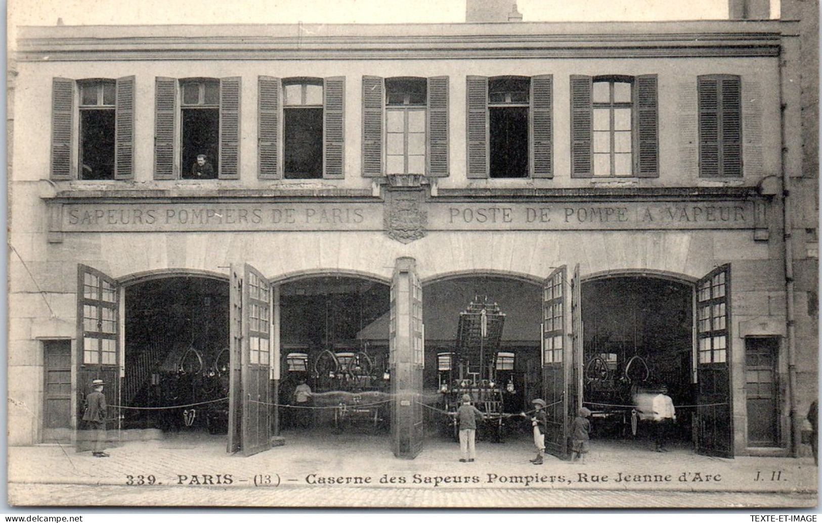 75013 PARIS - Caserne Des Pompiers Rue Jeanne D'arc  - Arrondissement: 13