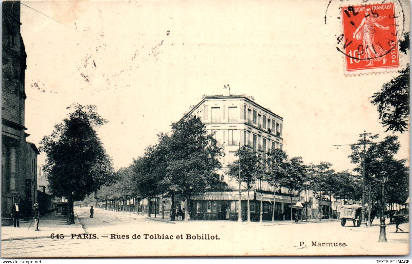 75013 PARIS - Rues De Tolbiac & Bobillot  - Arrondissement: 13