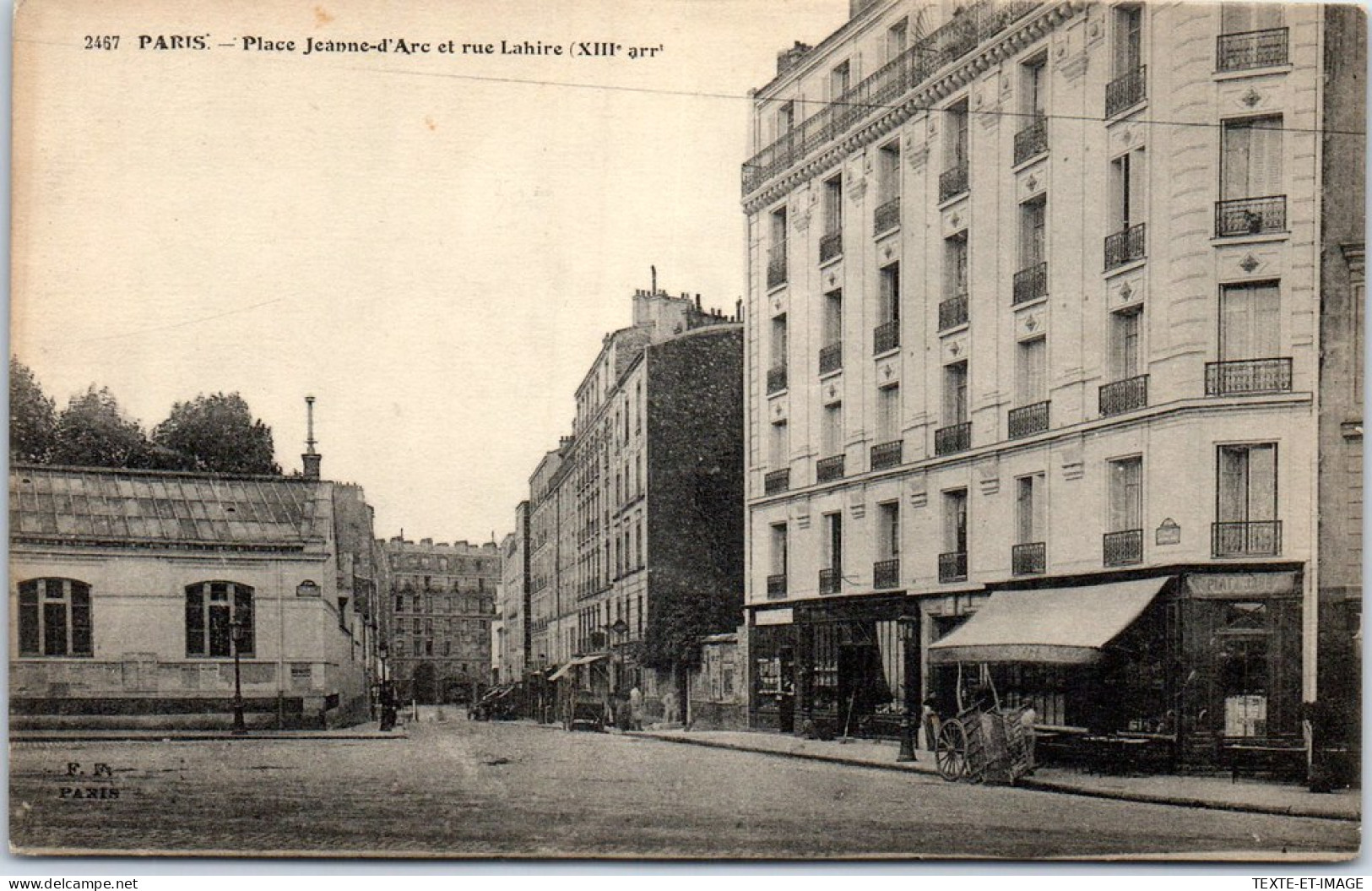 75013 PARIS - Place Jeanne D'arc Et Rue Lahire  - Arrondissement: 13