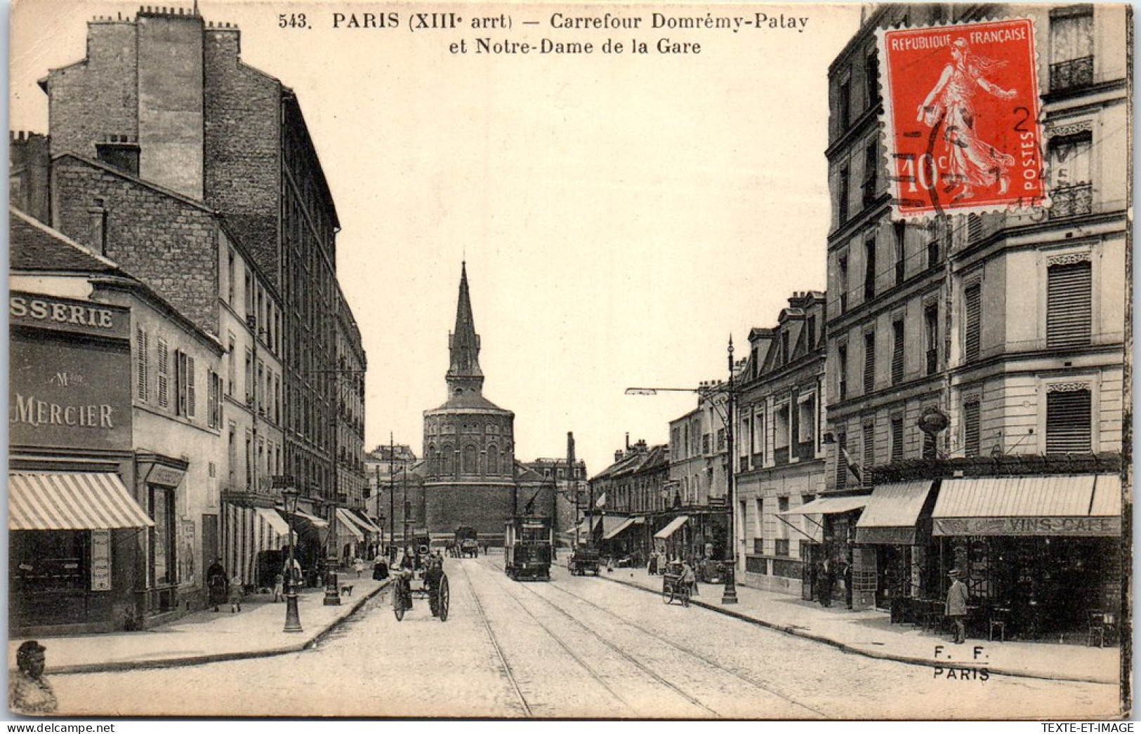 75013 PARIS - Carrefour Domermy Patay Et N.D De La Gare - District 13