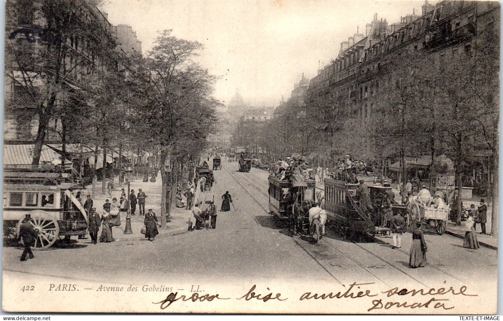 75013 PARIS - Vue Generale De L'avenue Des Gobelins  - Paris (13)