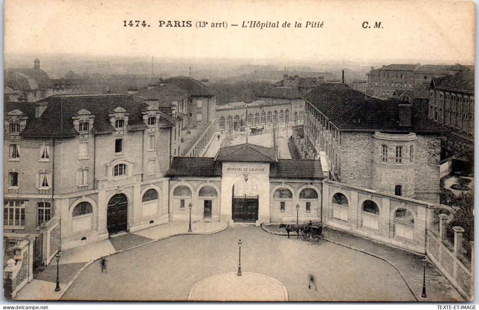 75013 PARIS - Vue D'ensemble De L'hopital De La Pitie - Arrondissement: 13