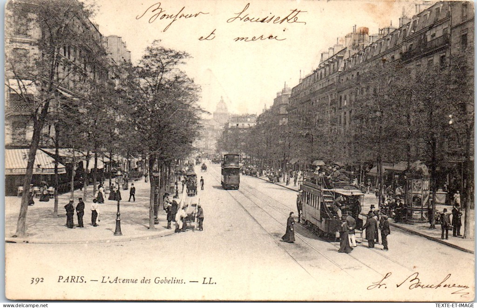 75013 PARIS - Vue D'ensemble De L'avenue Des Gobelins. - District 13