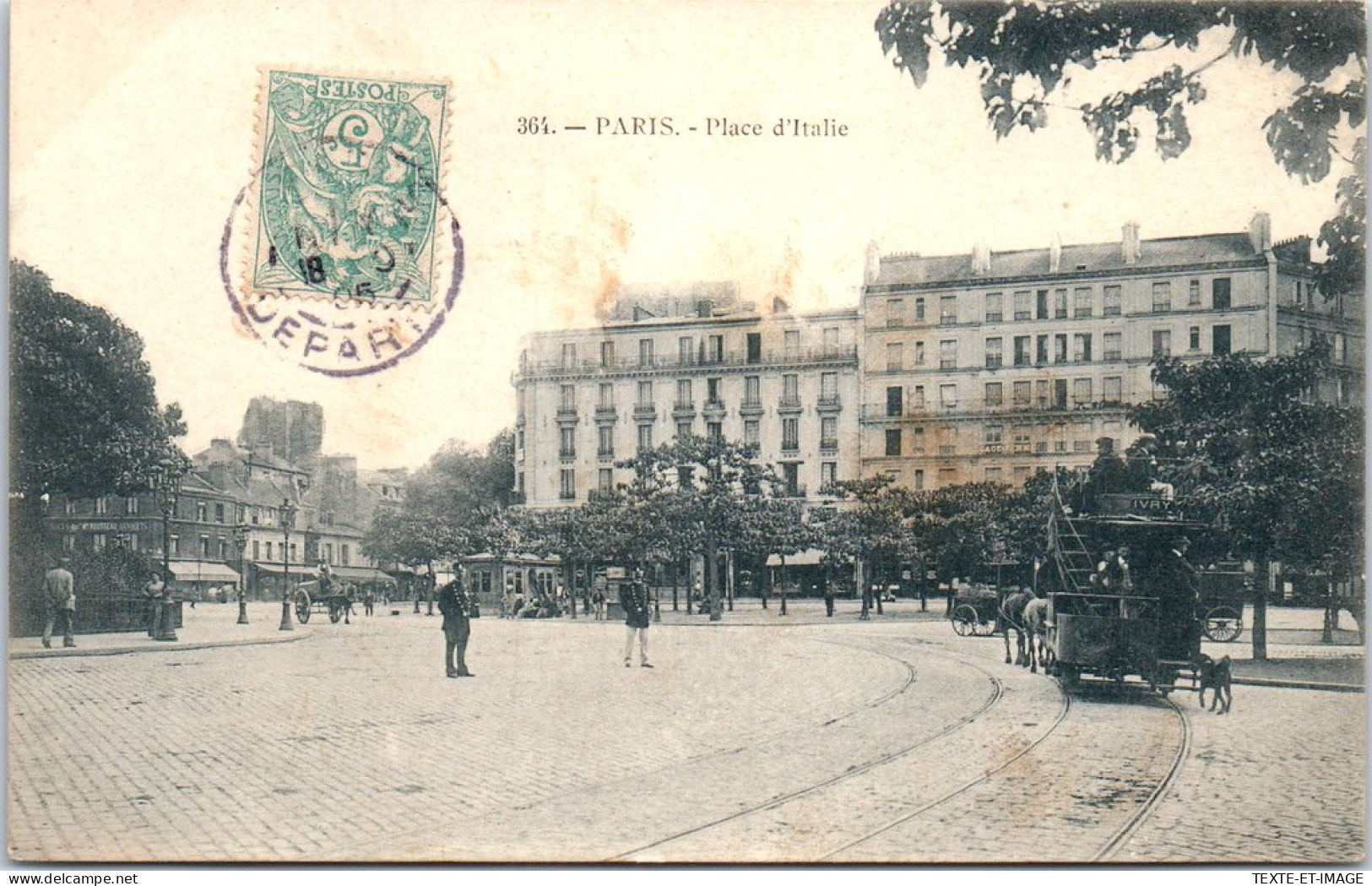 75013 PARIS - Un Coin De La Place D'Italie  - District 13