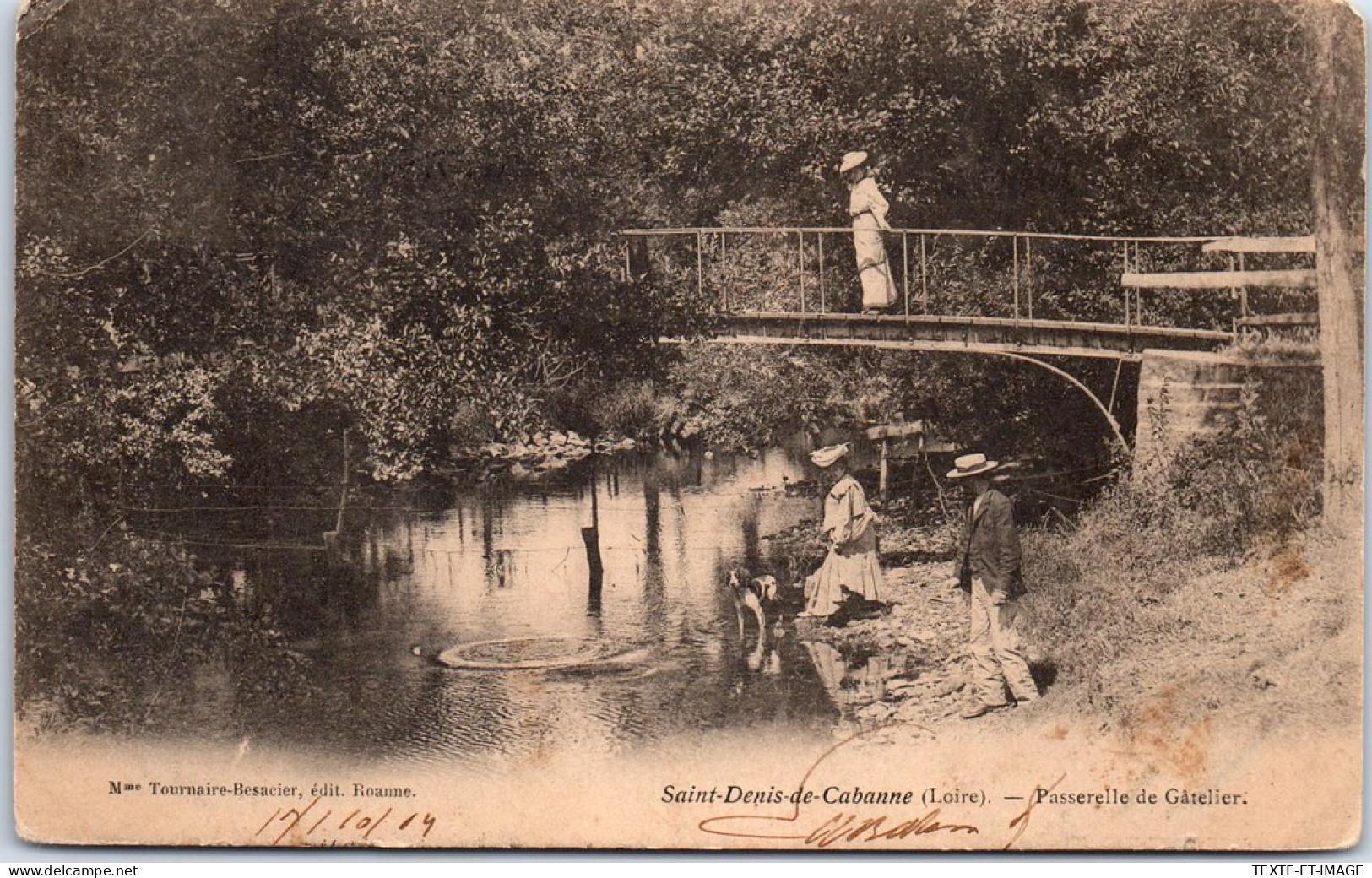 42 SAINT DENIS DE CABANNE - Passerelle De Gatellier. - Sonstige & Ohne Zuordnung