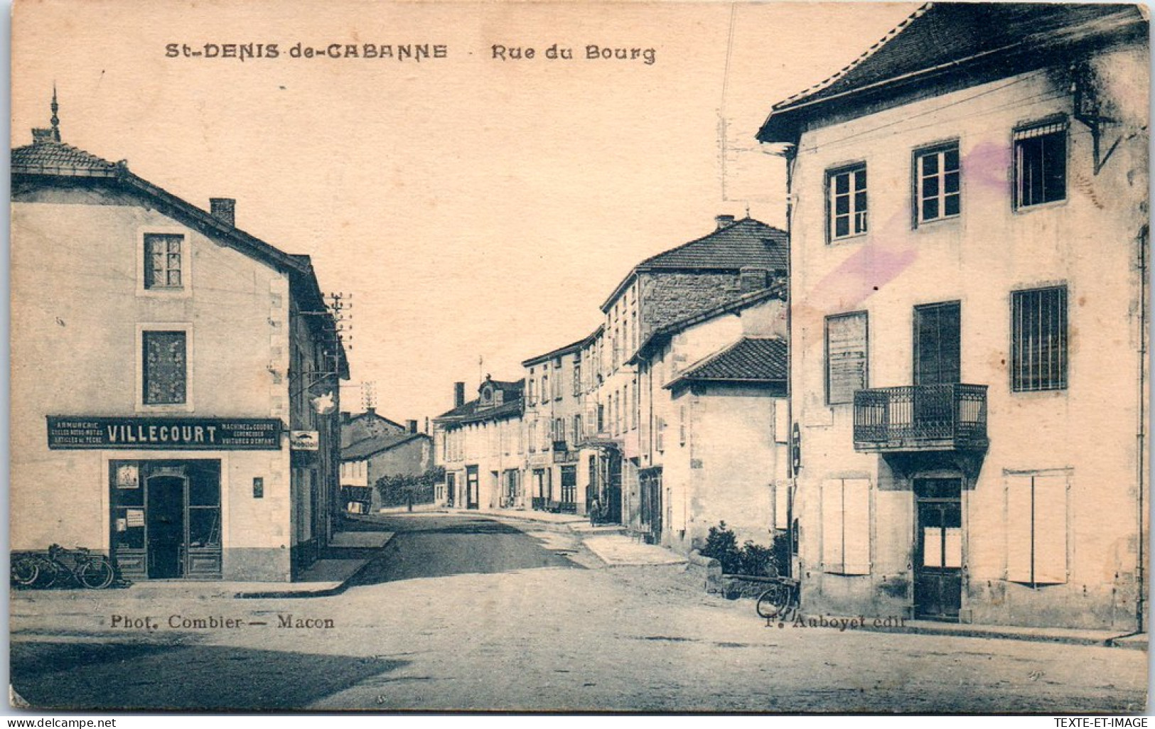 42 SAINT DENIS DE CABANNE - La Rue Du Bourg. - Sonstige & Ohne Zuordnung